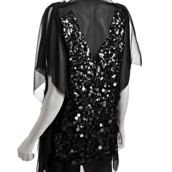 BCBGMaxAzria Silk Sequin Tunic - Picture 2 of 6